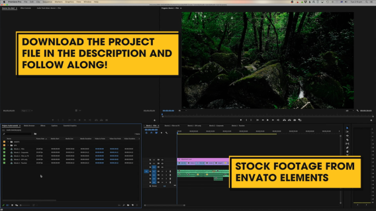 make a project file on sound